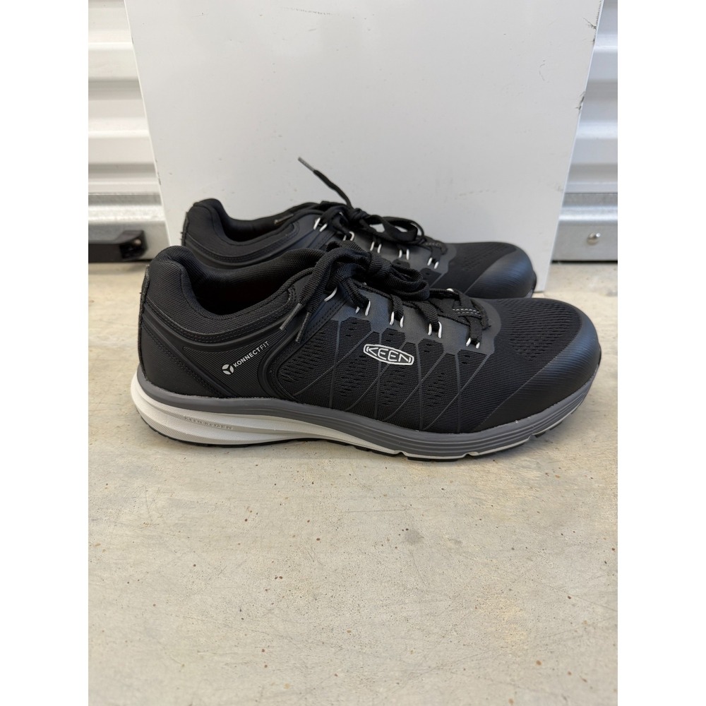 Keen Vista Energy Sneaker Men US 13 2E-Wide Vapor Black EH Carbon Toe Work Shoes